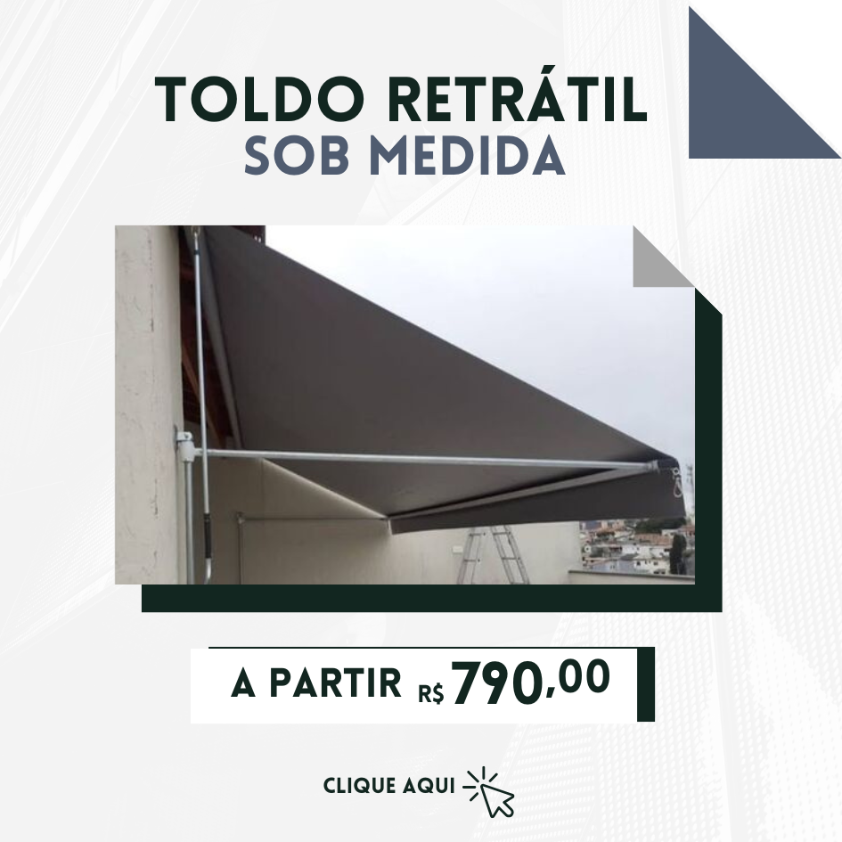 Poput promocional de toldo retrátil sob medida